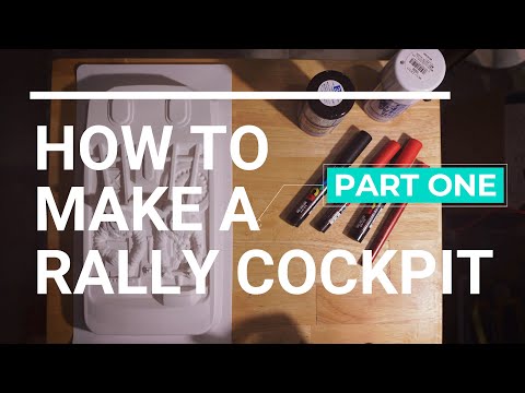 HOW TO MAKE A RALLY COCKPIT for RC by Tamiya