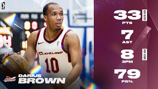 Darius Brown Erupts For Career-High 33 PTS & 8 3PM In Charge 20 PT Comeback Win