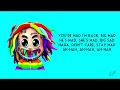 6IX9INE - GOOBA (LYRICS)