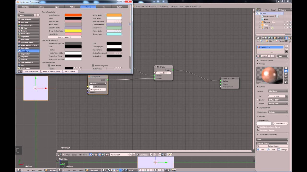 Blender For Noobs -  BASIC introduction to the Node Editor