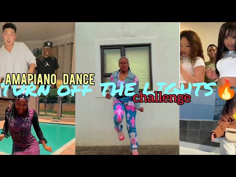 Turn off the lights🔥 | Amapiano dance challenge 🇿🇦| WATCH TILL THE END .