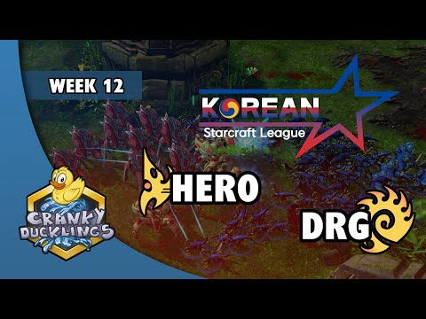 herO vs DRG - PvZ | Korean StarCraft League: Week 12 | Open StarCraft 2 Tournament