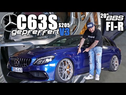 C63S AMG T-Modell (S205) mit GEPFEFFERT V3 und BBS FI-R