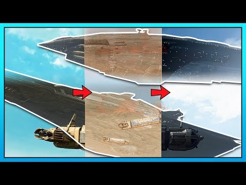 ALL Star Wars Battlefront 2 Capital Supremacy Cutscenes Comparison (Sequel Era)