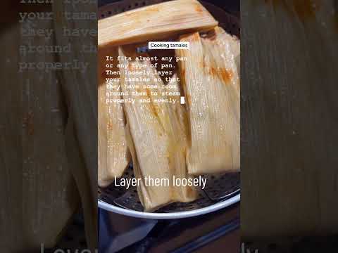 Best way to reheat uncooked tamales #tamale #tamalecooking #tamalefreezing