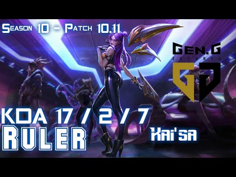 Gen Ruler KAI'SA vs KALISTA ADC - Patch 10.11 KR Ranked