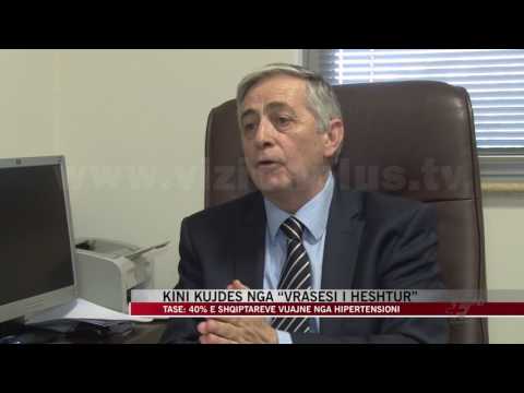 “40% e shqiptarëve vuajnë nga hipertensioni” - News, Lajme - Vizion Plus