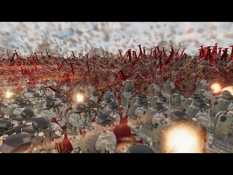 1.3 Million Doom Guy vs 800,000 Modern Soldiers Ultimate Epic Battle Simulator 2