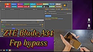 ZTE Blade A34 Frp bypass unlocktool