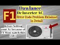 Dawlance Dc Inverter Ac F1 Error Code Explained In Detail