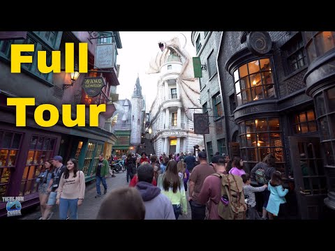Diagon Alley (Relaxing Walk) Universal Studios Florida | Harry Potter World Full Walking Tour 2020