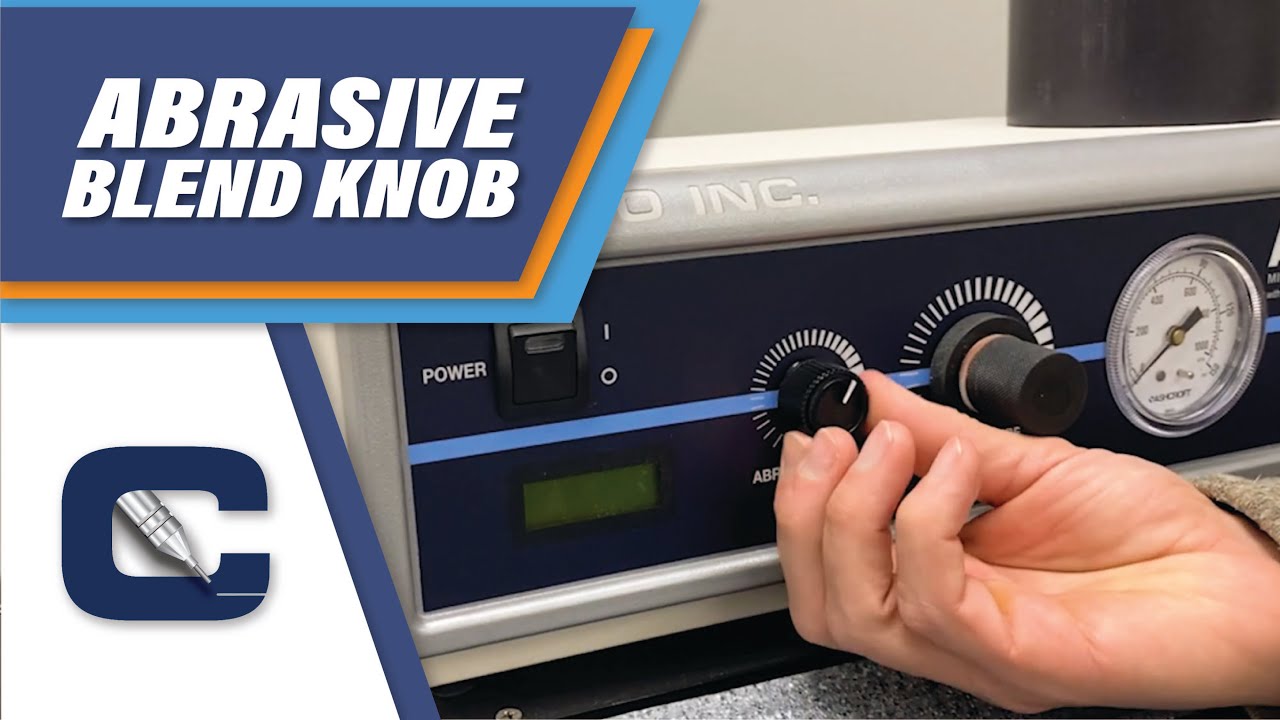 Using the Abrasive Blend Knob