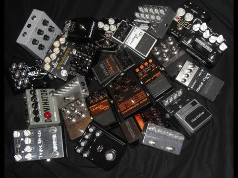THE ULTIMATE HIGH GAIN METAL PEDAL GUITAR SHOOTOUT - PART 1 -Heavy Mids- 24 Pedals Total!!!!