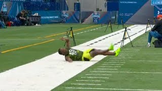 Player: Shamarko Thomas, Syracuse safety
Year: 2013




Who knew Shamarko Thomas had a built-in break for when he wanted to decelerate after reaching his top speed at a moment’s notice? All jokes aside, this fall looked painful, and would’ve really benefited from a superimposed video of Peter Griffin clutching his knee in pain.

