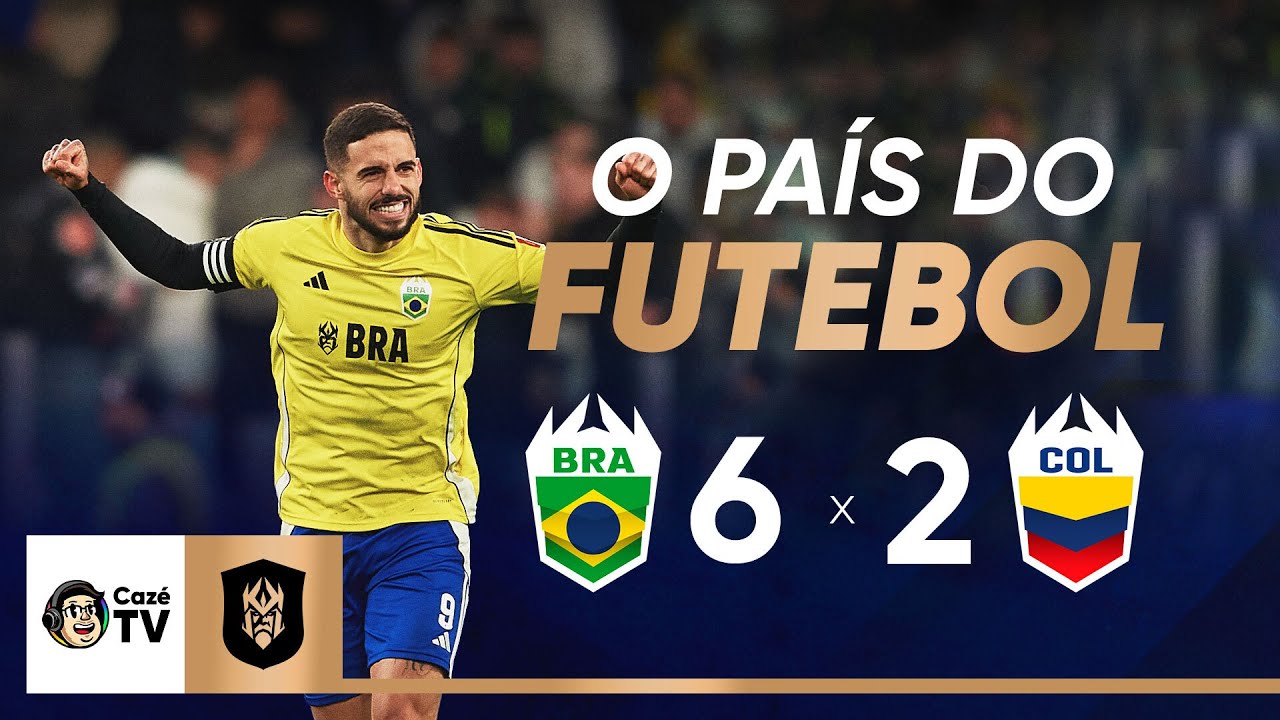 MELHORES MOMENTOS: COPA DO MUNDO KINGS LEAGUE | BRASIL 6 X 2 COLÔMBIA | FINAL