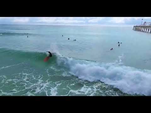 Twin fin fun at Fingal peer with Wade Carmichael