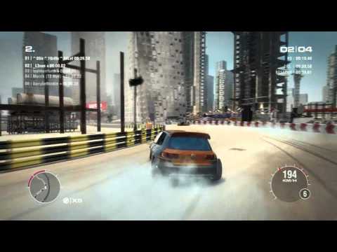GRID 2 Gameplay|Zeitfahren S2 mit Volkswagen Golf R(Performence)|LexonTV