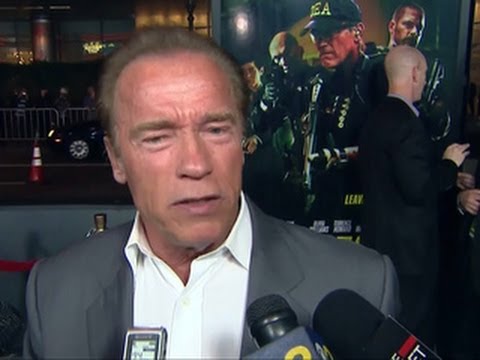 Arnold Schwarzenegger talks powerful role in "Sabotage"