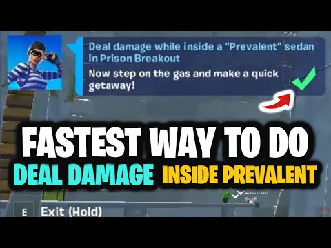 [EASY STRATEGY] Deal Damage While Inside A “Prevalent” Sedan In Prison Breakout!