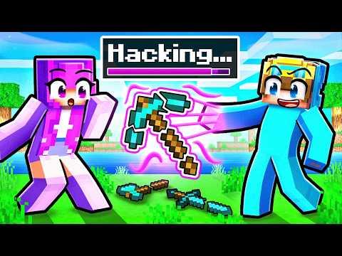 Playing as a FRIENDLY HACKER in Minecraft!