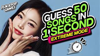 ⭐  GUESS 50 KPOP SONGS IN 1 SECOND: EXTREME MODE | KPOP QUIZ  - FUN KPOP GAMES 2026