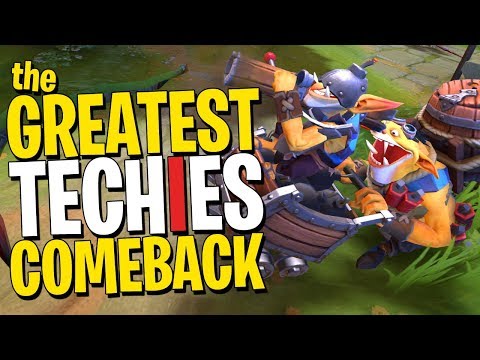 The GREATEST Techies Comeback - DotA 2
