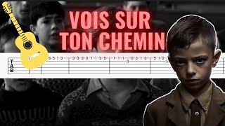 Les Choristes - Vois sur ton Chemin I Easy Guitar Tabs Tutorial