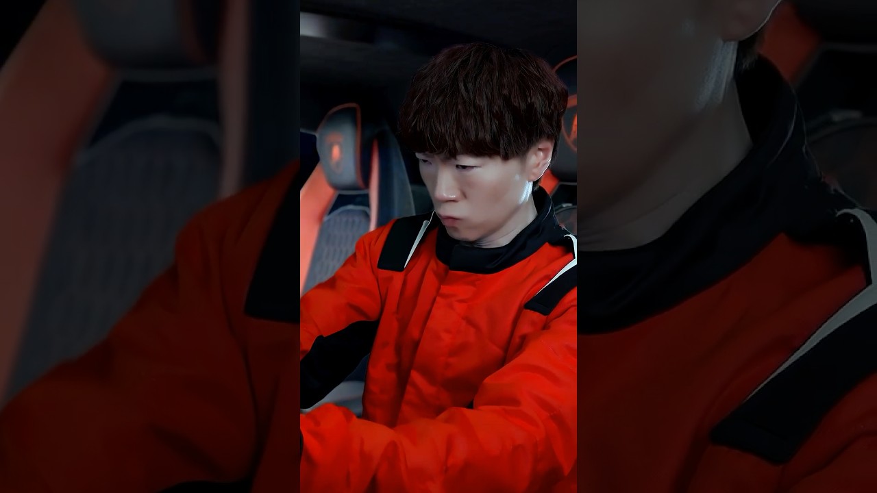 レーシングドライバーセイキンがスーパーカーで爆走