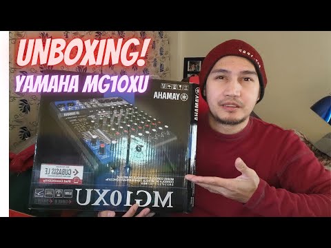 UNBOXING THE YAMAHA MG10XU 10- CHANNEL MIXING CONSOLE