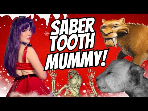 BABY SABER TOOTH CAT MUMMY FOUND! Meet Homotherium with Misato!