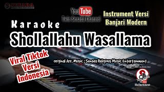 Download lagu Shollallahu Wasallama Karaoke Banjari Modern lengkap lirik dan terjemahan mp3