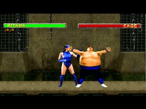 Kitana MKDA Fatality - Kiss of Death (MKII Style)