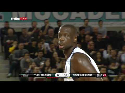 Maç Özeti:Türk Telekom - Pınar Karşıyaka 21.Hafta Maç Özeti