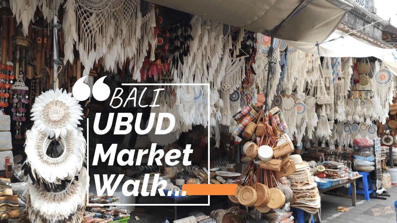 Embark on a captivating walking tour of Ubud Art Market.