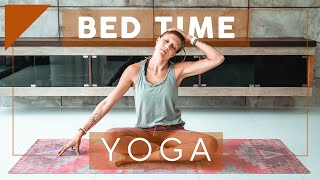 Easy Bed Time Yoga for Deep Sleep & Less Anxie