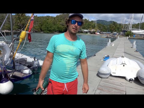 DIY Hypalon Dinghi Repair In Heartwarming Grenada – Ep. 26 Thula Sailing