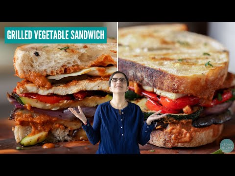 🥪 Quick! Make this Epic GRILLED VEGETABLE SANDWICH Before Summer is Over!