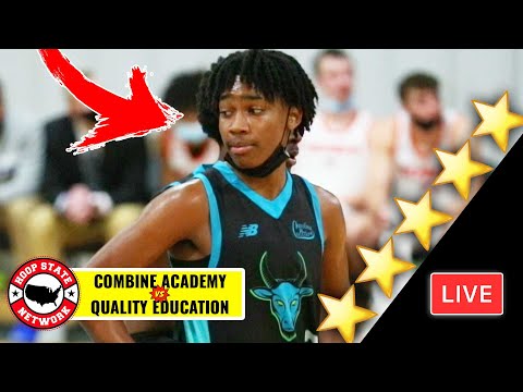 LIVE: Robert Dillingham & the GOATS ➡️ Quality Education Academy 🆚 Combine Academy