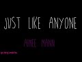 Just Like Anyone - Aimee Mann - Lyrics Video