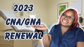 How To Renew Your CNA In 2023!!