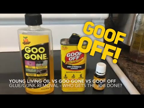 Goof Off stain remover