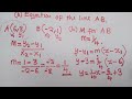 Coordinate Geometry Lesson 1 Gradient And Equation Of The Line