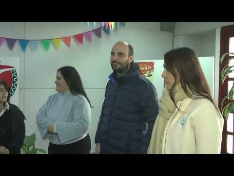 La Agencia Córdoba Joven entrego elementos en Bell Ville Posse Ana Zumarán y Chilibroste