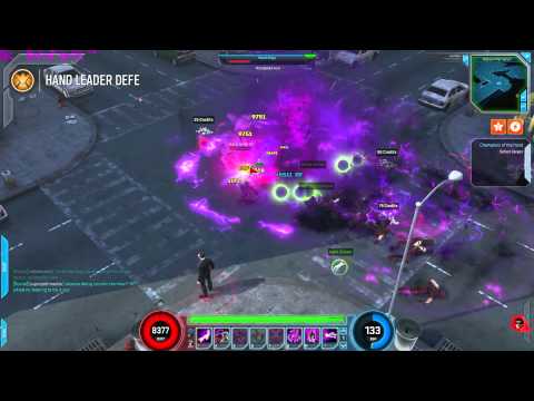 Marvel Heroes - Night Crawler, Example of Night Crawlers AoE Prowess in PTS January 20th, 2014