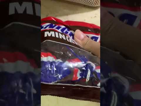 Amazing sound #snickers #miniatures #chocolate #ytshort #asmr #satisfying #trending #shortsvideo