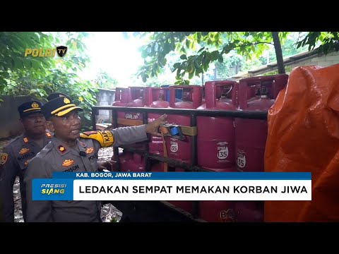 POLRES BOGOR AMANKAN LOKASI GAS OPLOSAN