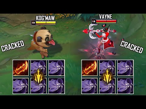 KOG'MAW vs VAYNE FIGHTS WITH MATHEMATICALLY CORRECT BUILD! & Best Moments!