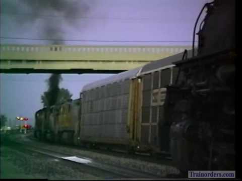 Steam Railroad Series 82 - UP 3985 Early Morning Action Winnemucca, NV 7-16-1992 Part 3