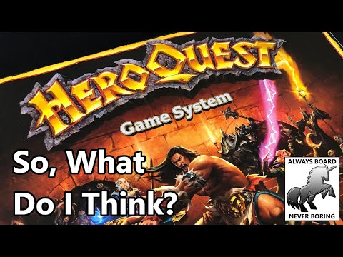 A Classic HeroQuest Fan Unboxes Hasbro's Retail Edition of HeroQuest and Shares His Thoughts