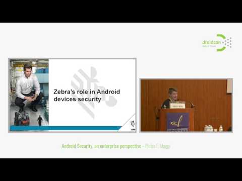 Droidcon Italy 2017 // Android Security, an enterprise perspective - Pietro Maggi